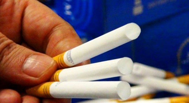 1 milyon TL'lik kaçak makaron ele geçirildi