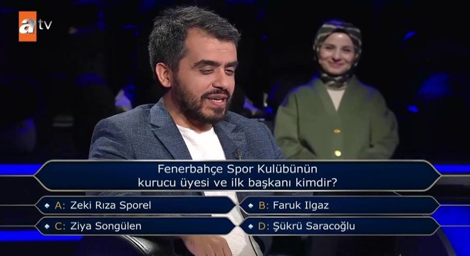 1 milyonluk Fener sorusu
