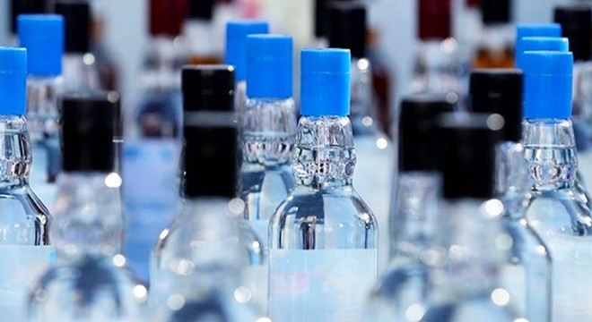 1 ton sahte rakı ele geçirildi