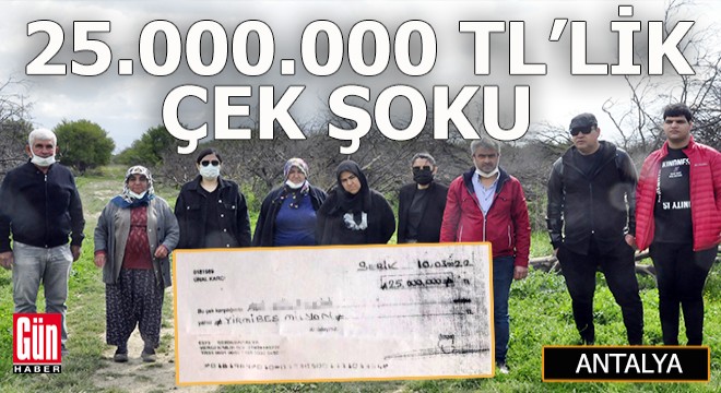 10 yıllık '25 milyon lira yazılı' çek, varisleri şoke etti