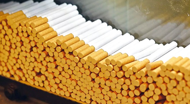 100 bin liralık kaçak makaron ele geçirildi