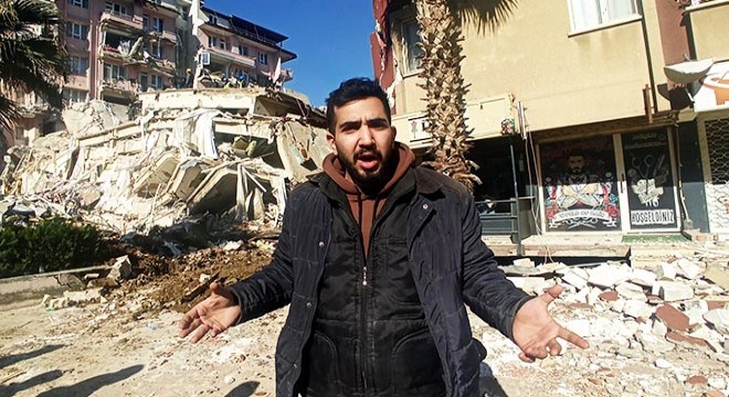 100 kişinin oturduğu binanın enkazı için 'vinç' talebi