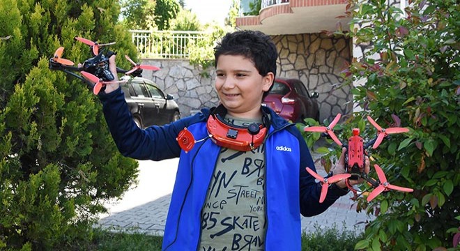 11 yaşındaki Doruk, dron tasarımıyla TEKNOFEST finalinde