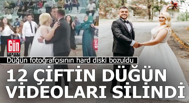 12 çiftin en mutlu günlerine ait görüntüler yok oldu