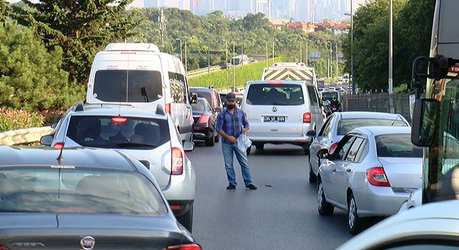 15 Temmuz Şehitler Köprüsü'nde trafik yoğunluğu