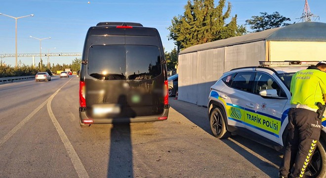 15 araç trafikten men edildi