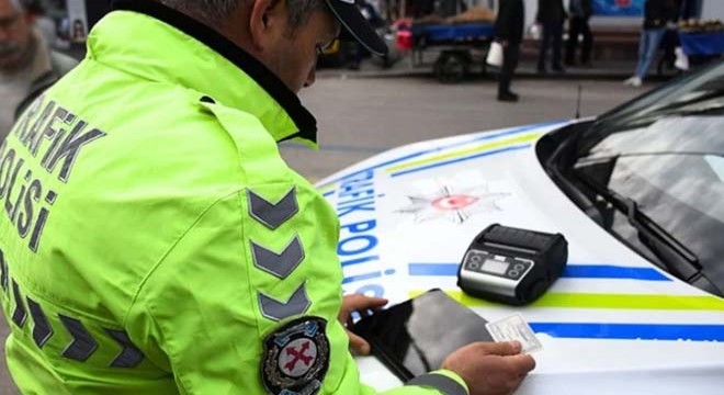 15 bin lira ödemeden trafiğe çıkan yandı