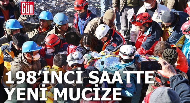 18 yaşındaki Muhammet, 198’inci saatte kurtarıldı