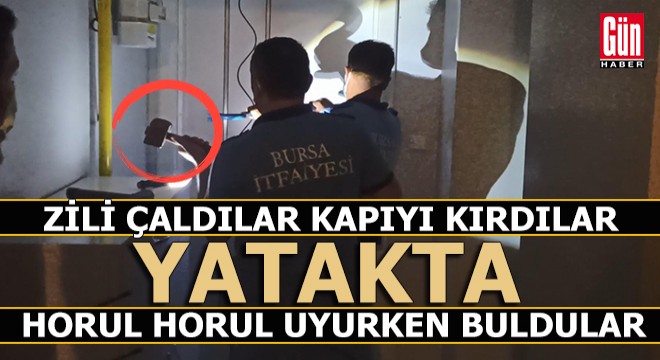 2 gündür uyuyan adamı uyandırmak için seferber oldular