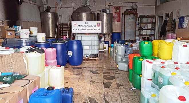 20 ton sahte deterjan ele geçirildi