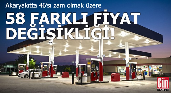 2021’de 58 farklı akaryakıt fiyatı değişikliği yaşandı
