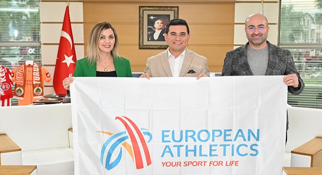 2024 Avrupa Kros Şampiyonası bayrağı Kepez’de
