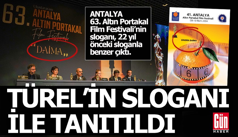 Altın Portakal Film Festivali 22 yıl önceki sloganla başlıyor