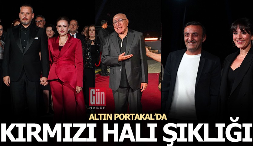 Altın Portakal'da kırmızı halı şıklığı