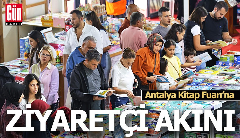 Antalya Kitap Fuarı'na ziyaretçi akını