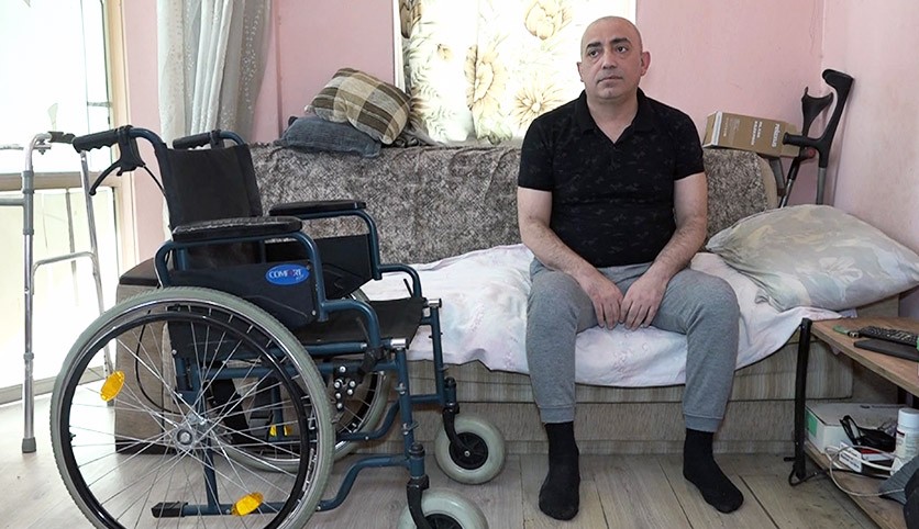 Antalya’da bir gecede felç kaldı, umudunu hiç kaybetmedi