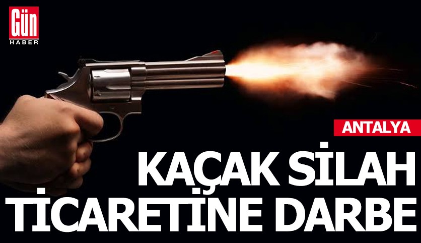 Antalya'da kaçak silah ticaretine darbe