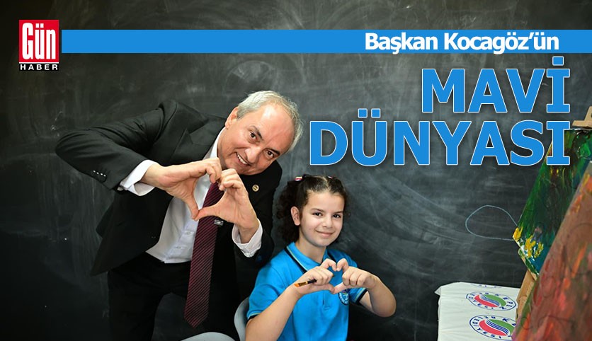 Başkan Kocagöz’ün Mavi Dünyası özel çocuklara umut oluyor