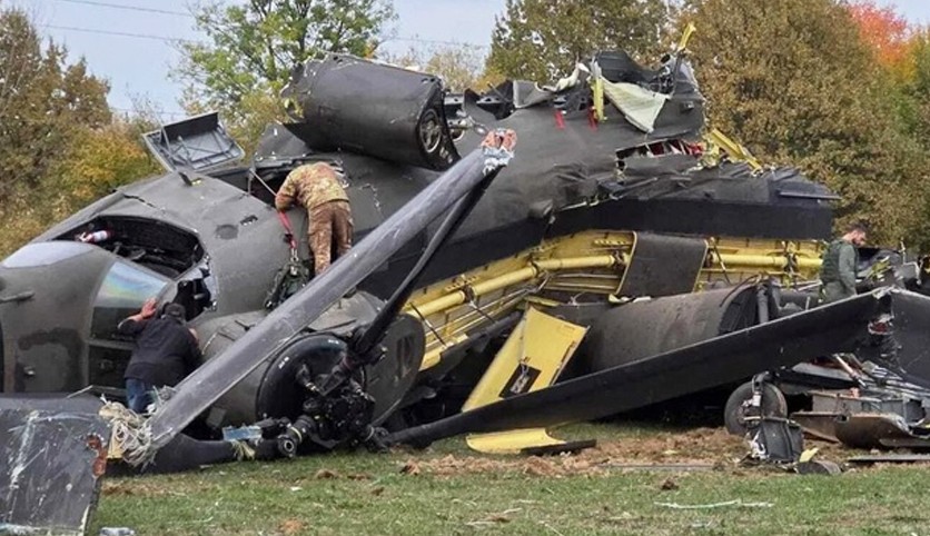 Askeri helikopter düştü: 4 ölü, 11 yaralı