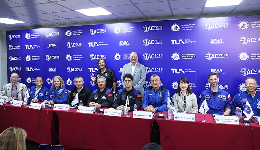 Dünyanın dört yanından astronotlar Antalya'da buluştu
