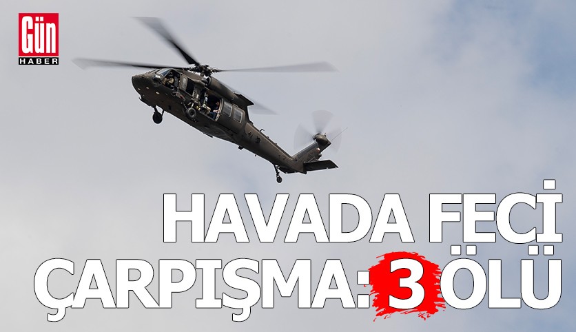Havada feci çarpışma: 3 ölü