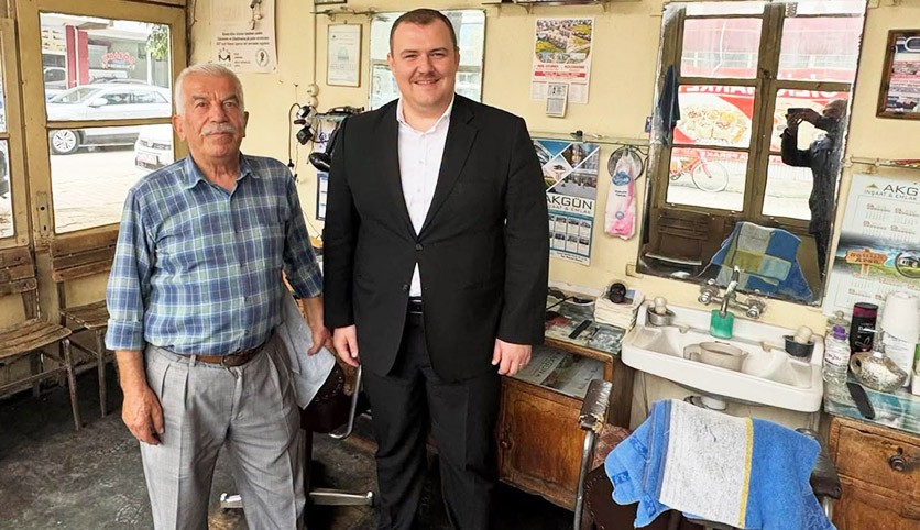 Kaymakamdan arasta esnafına ziyaret