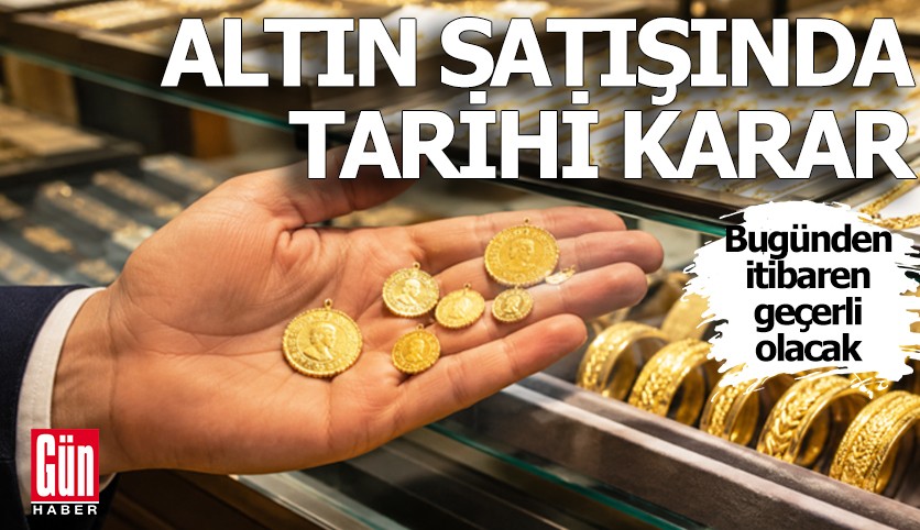 Kuyumcudan altın almak isteyen bu belgeyi göstermek zorunda