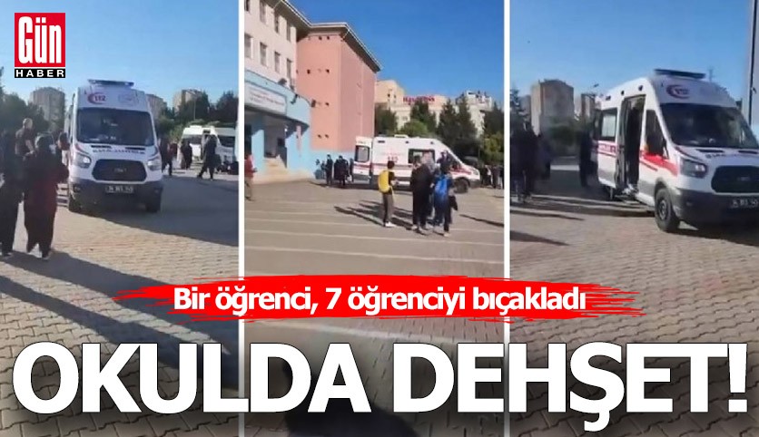Okulda dehşet! Bir öğrenci, 7 öğrenciyi bıçakladı