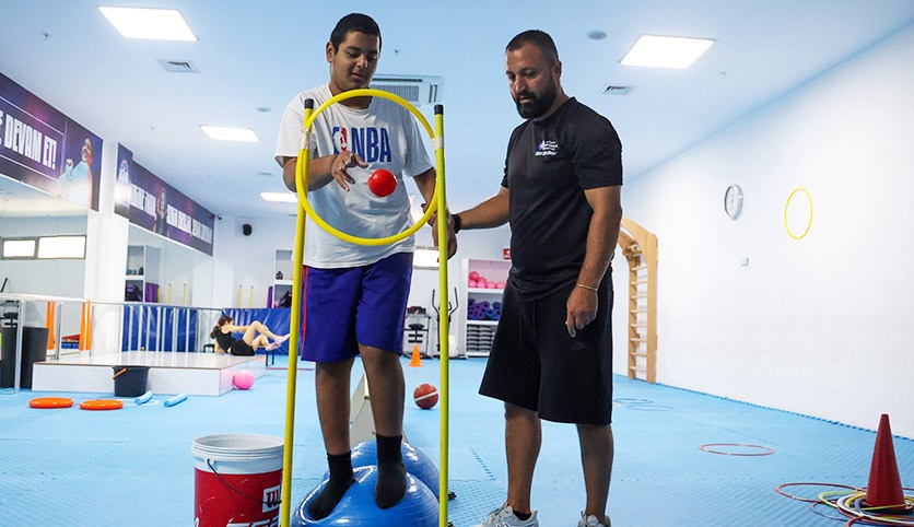 Özel gereksinimli bireylere uzman eğitmenler eşliğinde spor