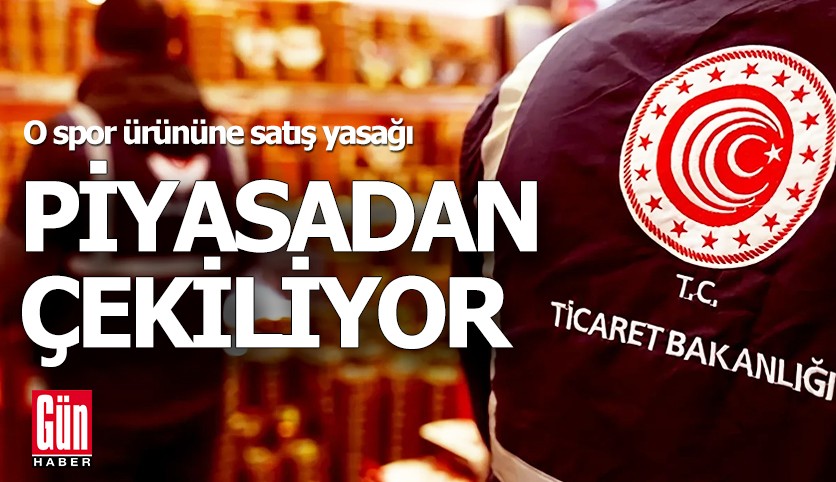 Piyasadan toplatılıyor: Bakanlık bir spor ürününün satışını yasakladı