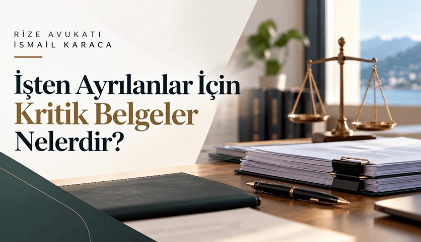 Rize Avukatı İsmail Karaca: İşten Ayrılanlar İçin Kritik Belgeler Nelerdir?