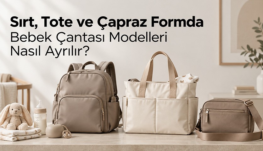 Sırt, Tote ve Çapraz Formda Bebek Çantası Modelleri Nasıl Ayrılır?