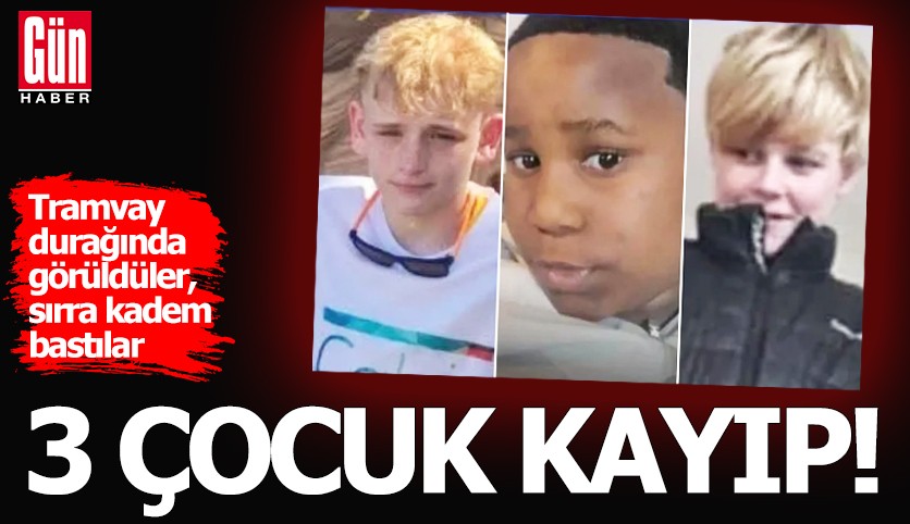 Tramvay durağında görüldüler, sırra kadem bastılar! 3 çocuk kayıp