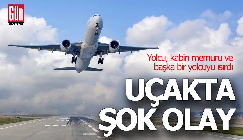 Uçakta şok olay! Kabin memurunu ısıran yolcu, uçuşlardan men edildi