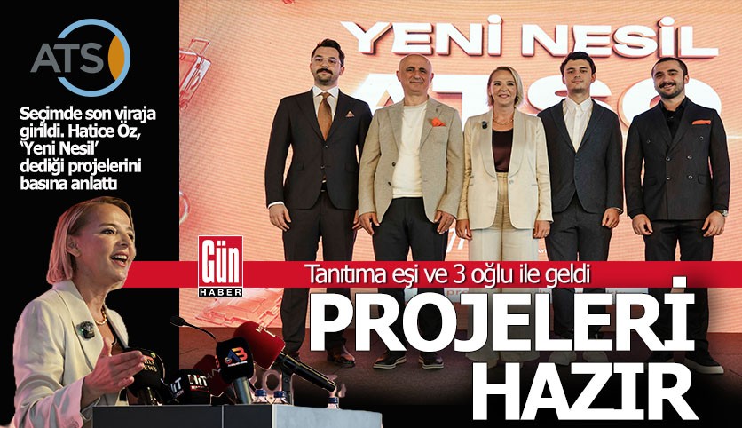 ATSO Başkan adayı Hatice Öz projelerini anlattı
