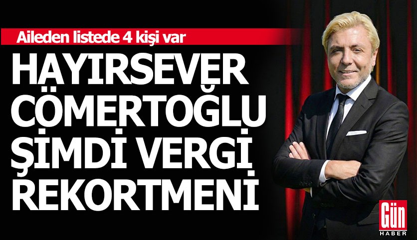 Antalya'da aynı aileden 4 kişi vergi rekortmeni oldu