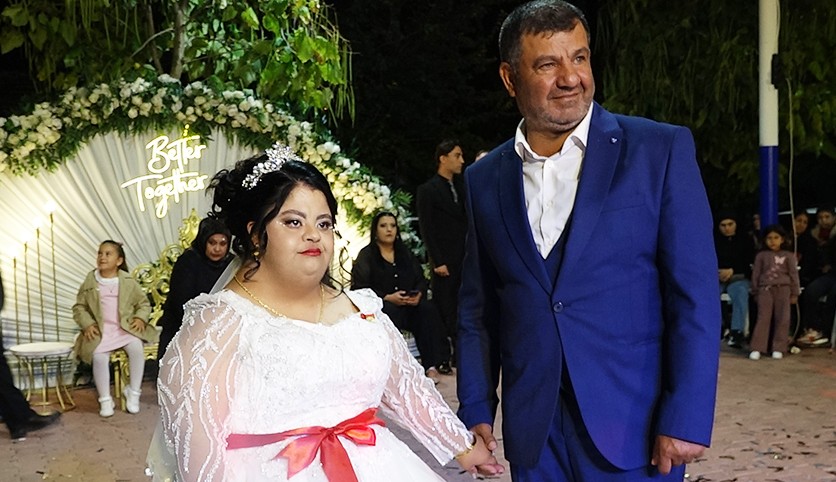 Down sendromlu Elif'in düğün hayali gerçek oldu