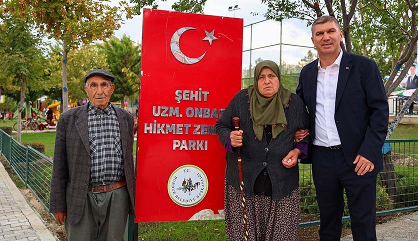 Şehidin adını taşıyan park yenilendi