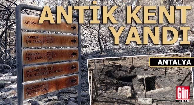 2300 yıllık antik kenti de yaktık