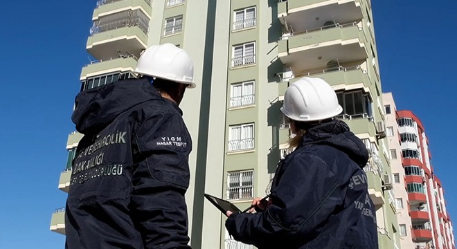 236 bin 410 binada hasar tespit çalışması