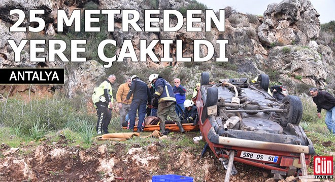 25 metre yüksekliğindeki falezlerden yere çakıldı