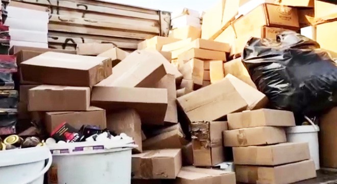 27 ton gümrük kaçağı ve sahte ürün imha edildi