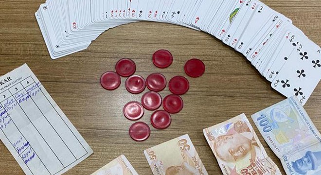 3 farklı kumar operasyonunda 16 kişiye 21 bin TL ceza
