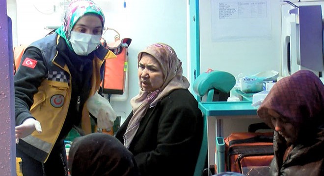 3'ü çocuk 7 kişi dumandan etkilendi