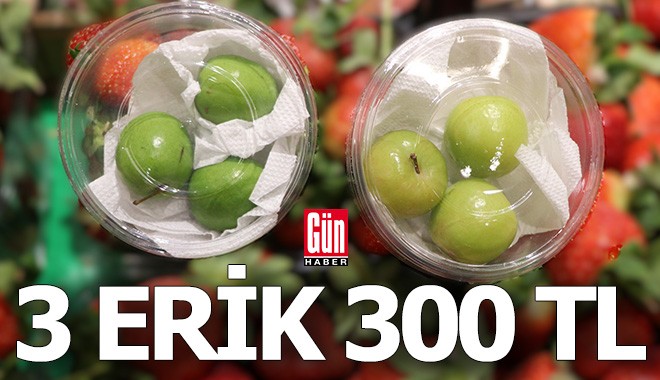 3 erik 300 TL'den satışa çıktı