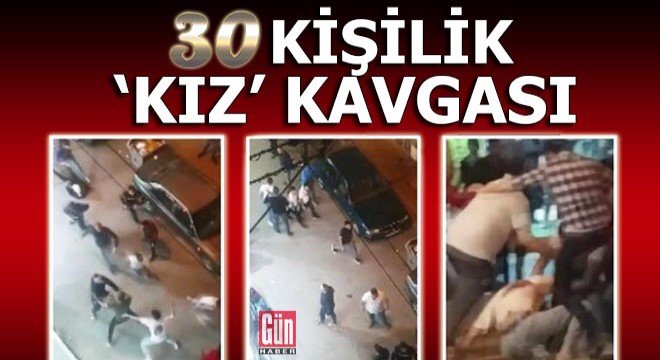 30 kişilik  kız  kavgası