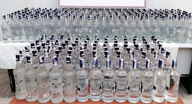 307 litre kaçak içki ele geçirildi