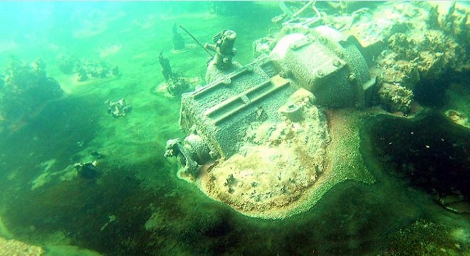 31 yıl önce göle düşen kamyonun motoru bulundu