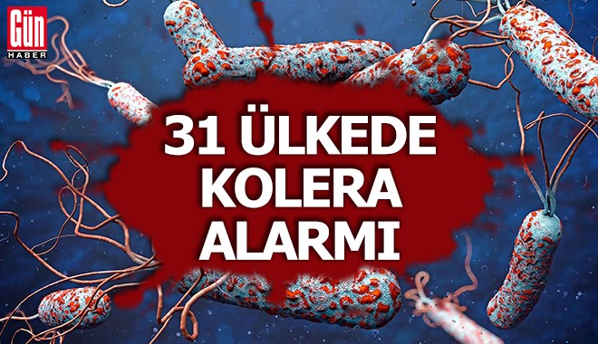 31 ülkede kolera alarmı