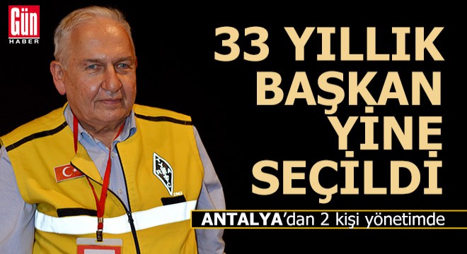 33 yıllık başkan yine seçildi